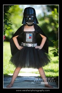 Darth Vader DIY disfraz Star Wars tutu
