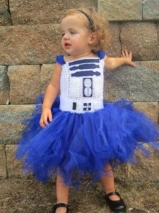 R2 D2 DIY disfraz Star Wars tutu